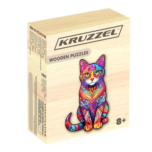 Opakowanie od puzzli z motywem kota