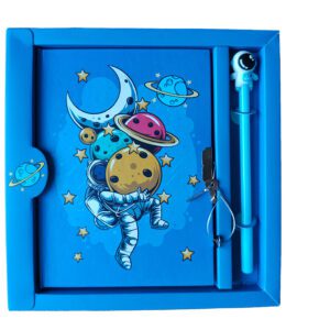 notes z motywem astronauty