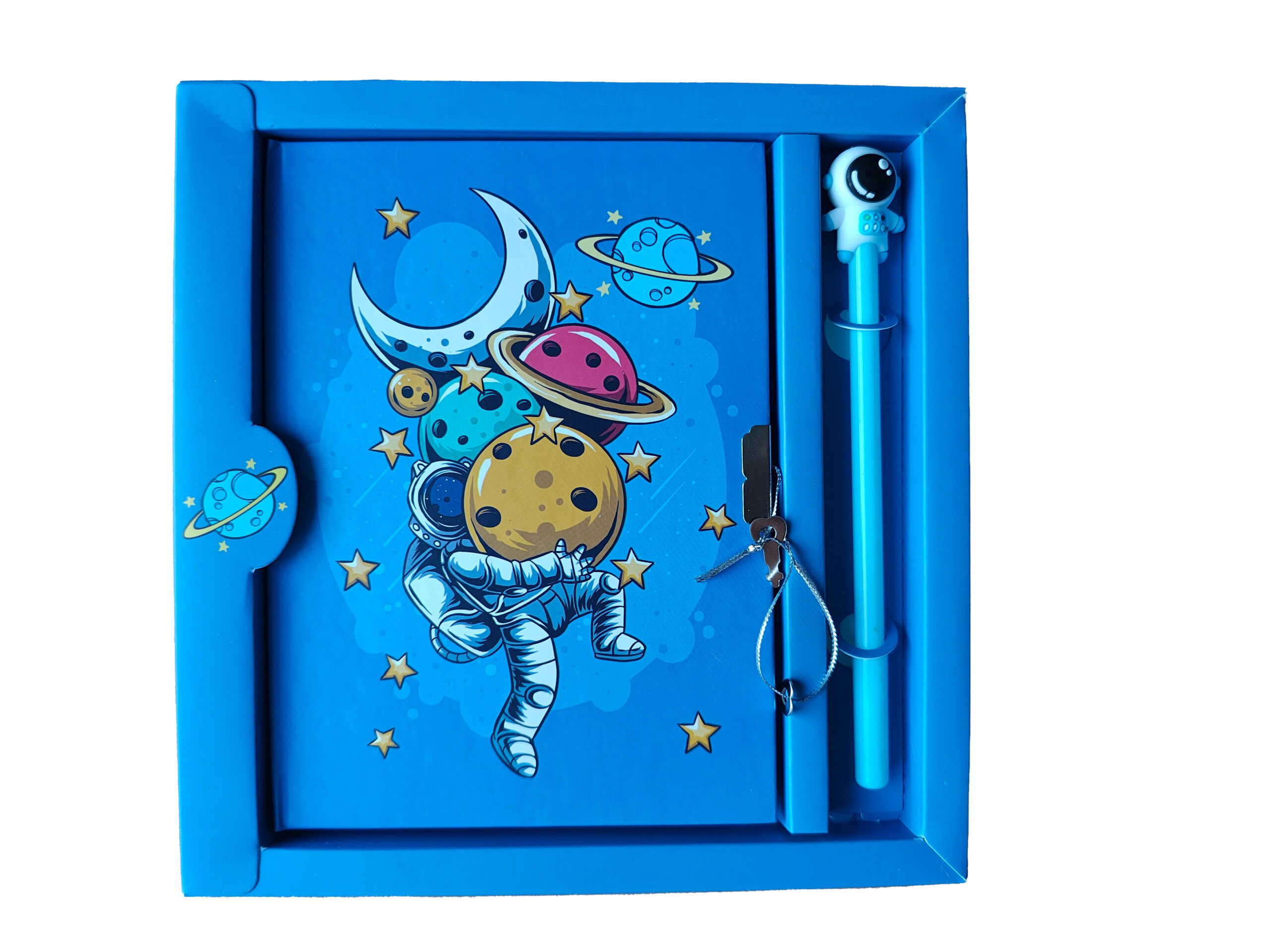 notes z motywem astronauty