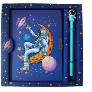 notes z motywem astronauty