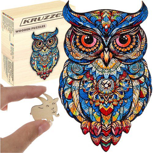 Drewniane puzzle SOWA - obrazek 7