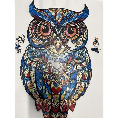 Drewniane puzzle SOWA - obrazek 6