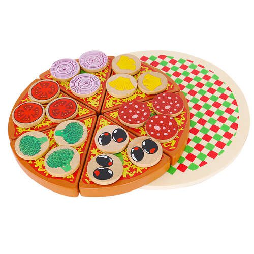 Drewniana pizza na rzepy - obrazek 5