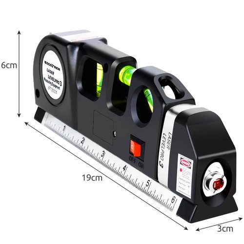 Poziomica laserowa z miarką 250cm - obrazek 2